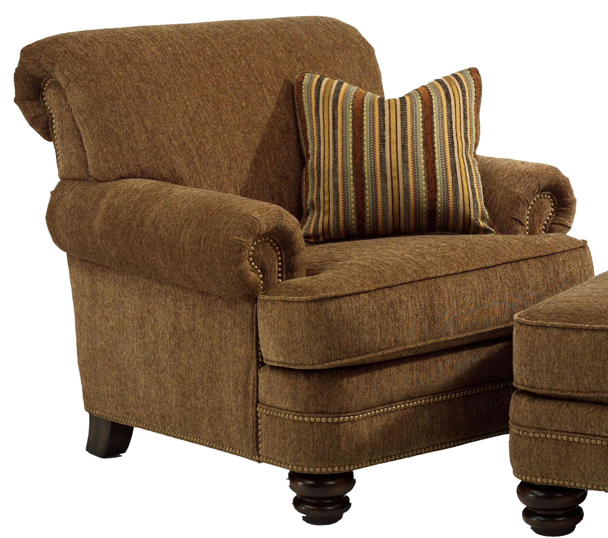 Flexsteel Bay Bridge 779110 Traditional Rolled Back Chair Hudson's